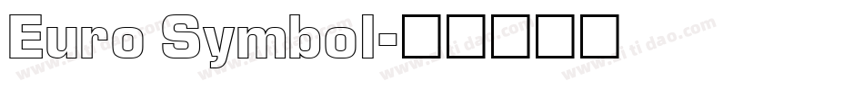 Euro Symbol字体转换